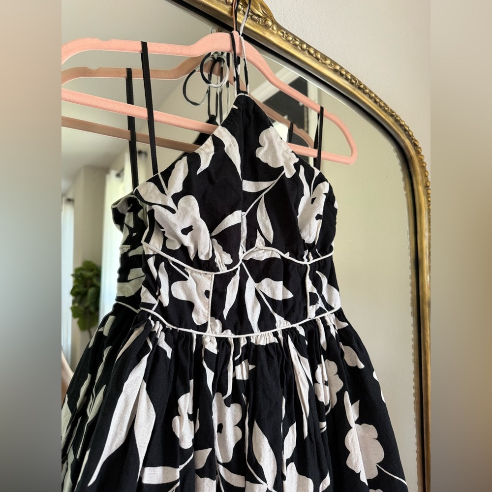 Anthropologie Let Me Be Floral Halter Maxi Dress - Picture 6 of 10